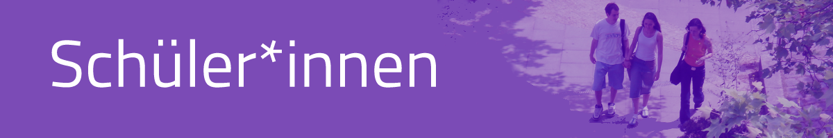 Titelbild Programme für Schülerinnen, Schüler, Schulklassen